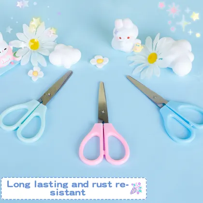 Stainless Steel Zigzag Scissors for Cutting Plastic - WEIBO Paper Scissors for Rock Paper Scissors Game