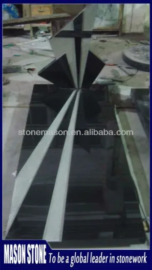 headstone with cross