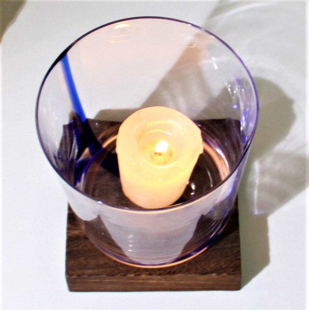 Colored Tea Light Holder