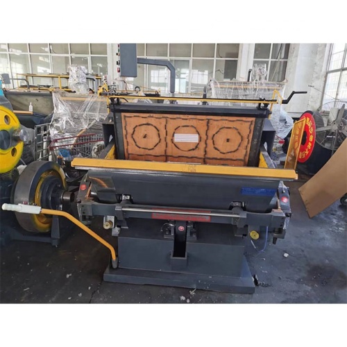 semi auto flat die cutting and creasing machine