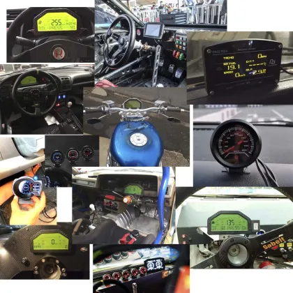 SINCO TECH 7'' LCD Universal Dashboard for Cars