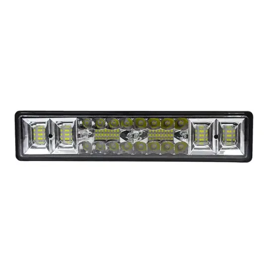 High Lumens 168W 56LED White Light Explosion-Flash Highlight Spotlight: Ideal for SUVs and Modified Bars