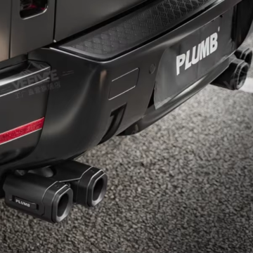 Custom Land Rover New Defender Four-Out Tail Throat Exhaust Pipe PLUMB Accessory