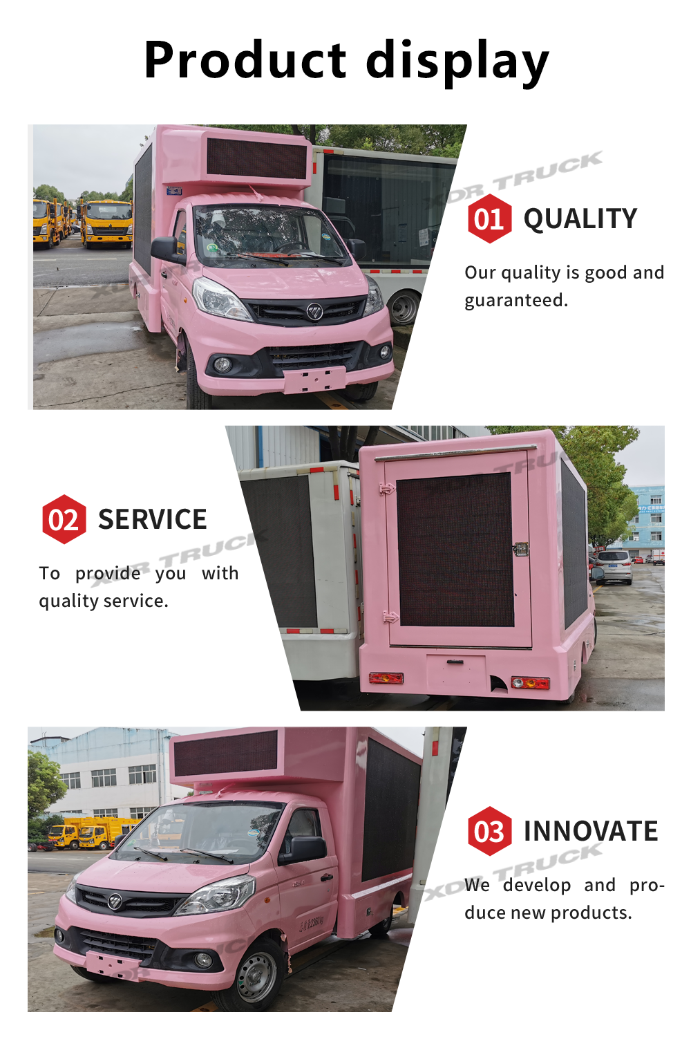 FOTON M1 advertising truck