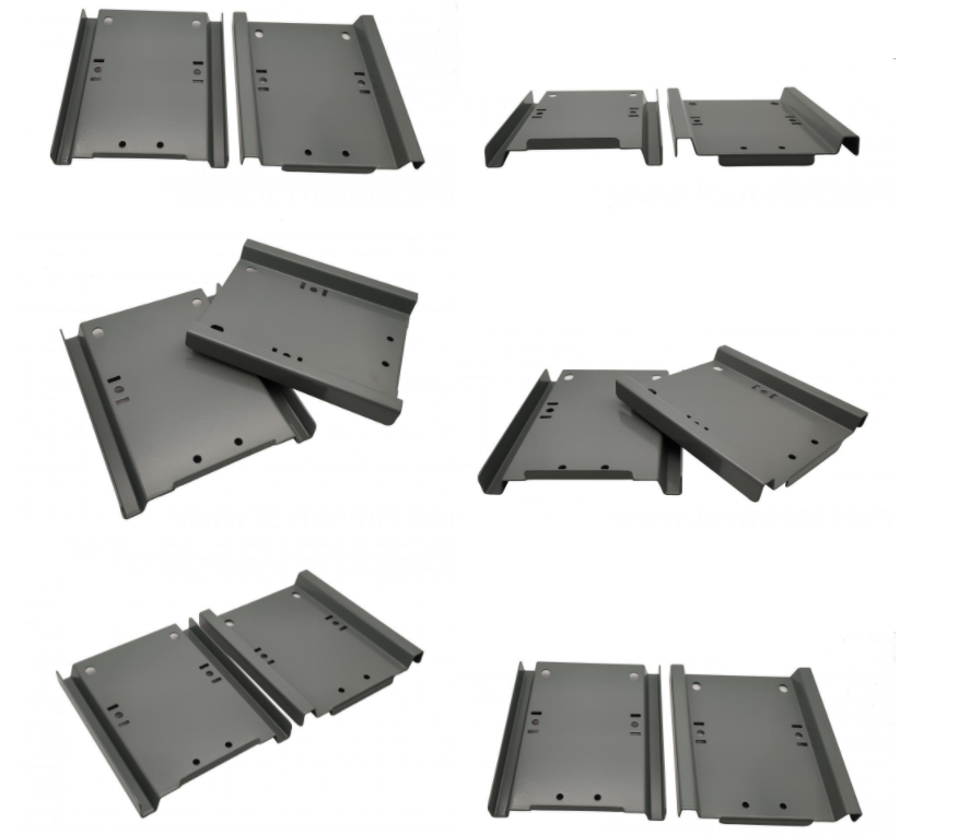 Placa de base de metal para gabinete elétrico