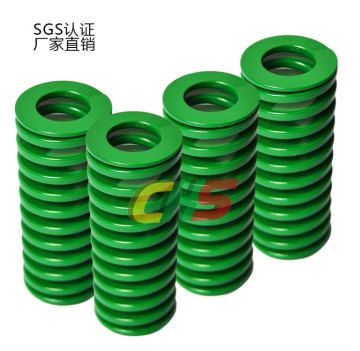 Germany standard die spring supplier in China heavy duty rectangular wire green die spring