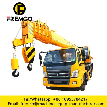 Foton Chassis 16 Ton Tire Truck Cranes