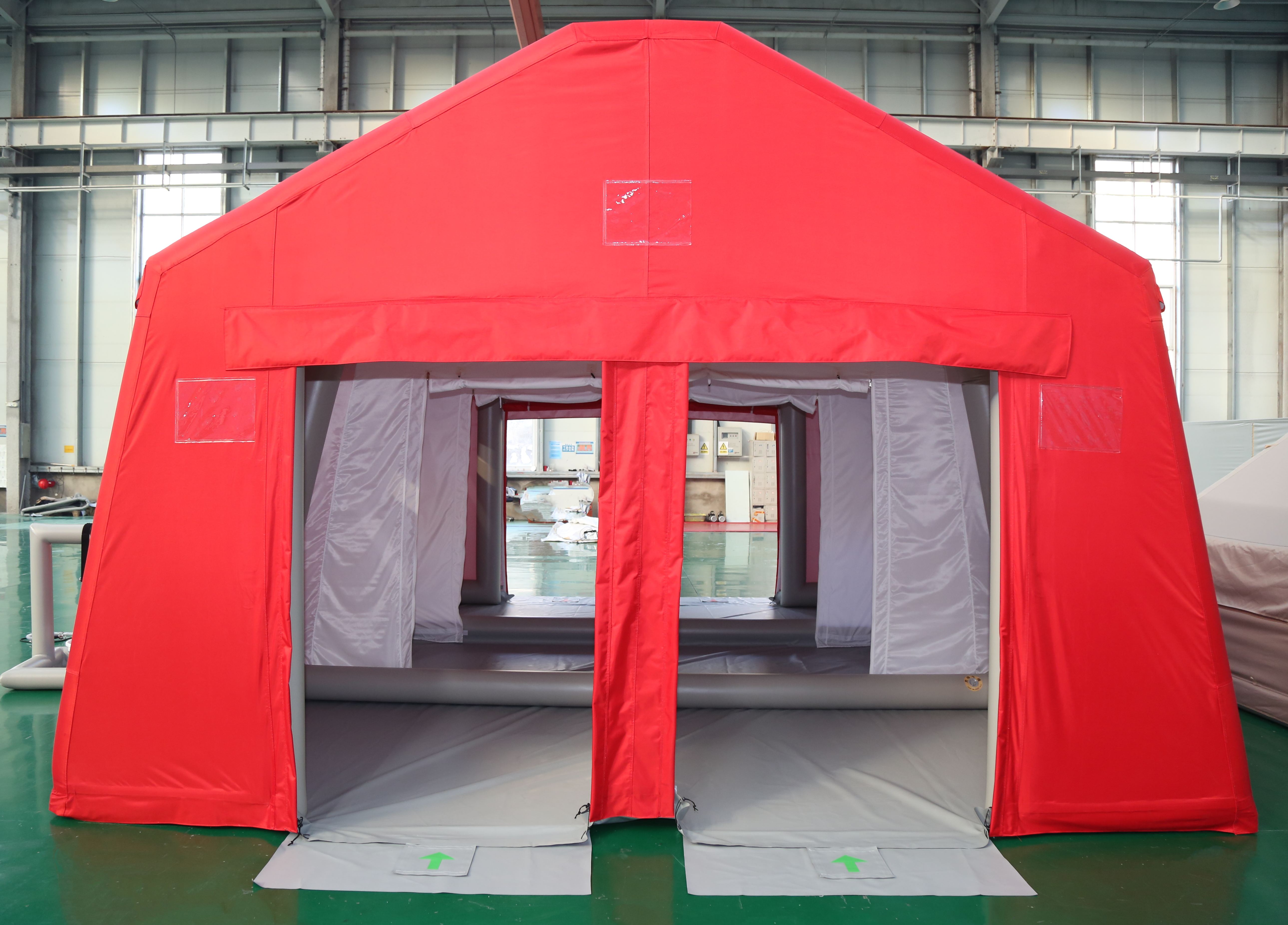 30㎡ decontamination inflatable tent Entrance