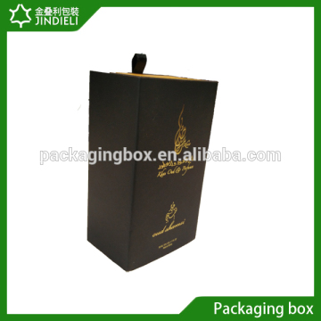 paper perfume packaging matte black box design factory