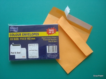 Sobres Envelopes Umschlage Buste Enveloppes Peel and Seal Confidence Flap Postcode Squares Color DL C6