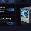 NAS Server N2940 Односековая корпус с четырьмя частями