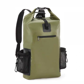 Waterproof Backpack Roll Top Zipper Bag