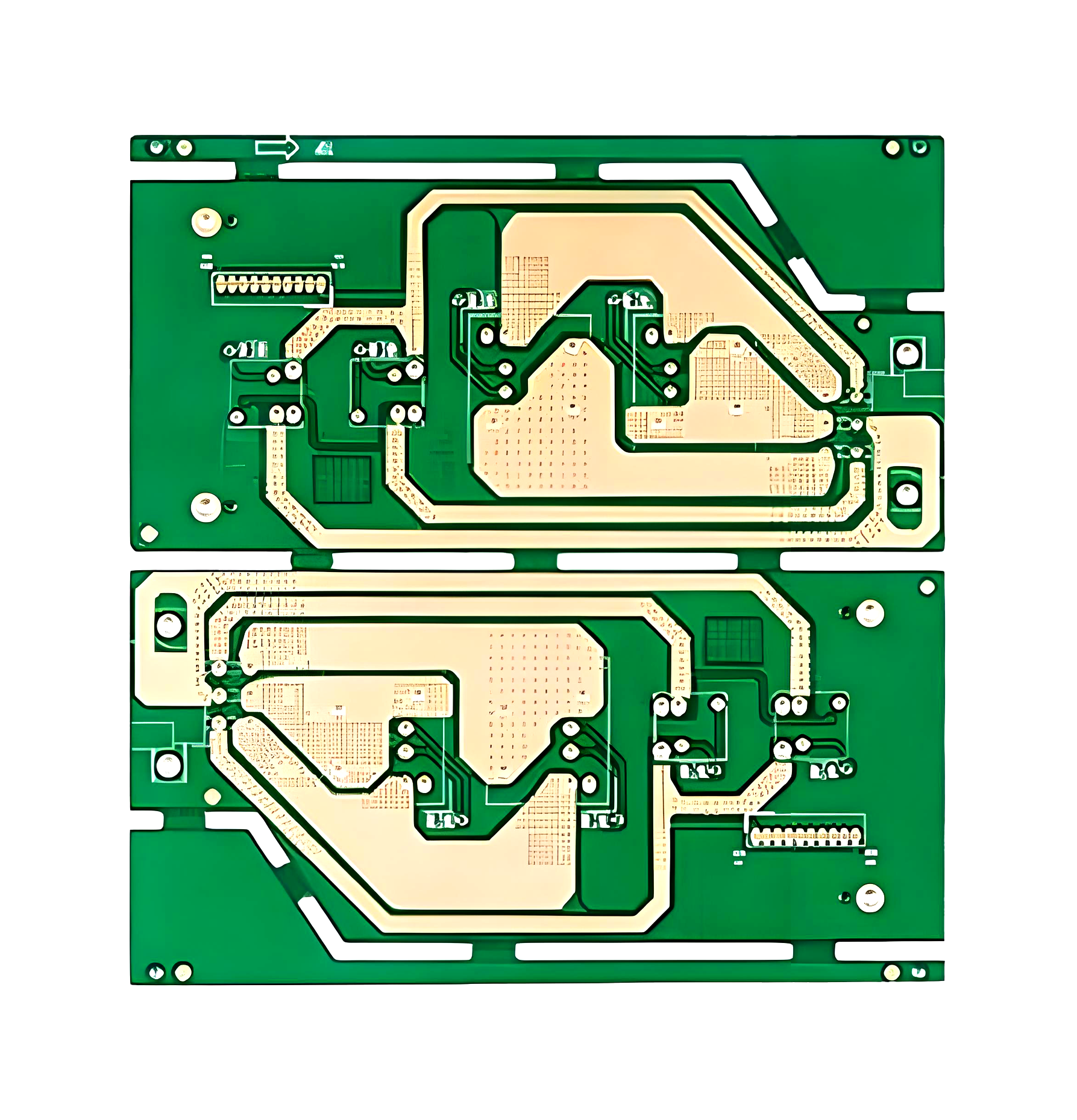 Antenna PCB RO4350B High Frequency 4 Layer ENIG Board
