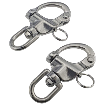 AISI 304/316 Stainless Eye Eye Swivel Snap Shackles: Ciri dan Aplikasi