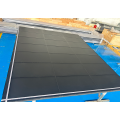 Black Customized Aluminium Garage Door without Glass