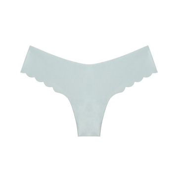 Women's Ice Silk Seamless Panties: Sexy Low-Rise Briefs in Solid Colors