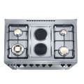 Electric oven cooking with 4 burner stove