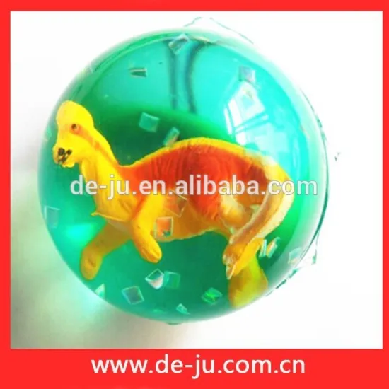 Small Dragen Inside Animal Children Bouncing Ball Printed LOGO