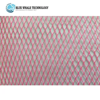 High quality plastic single knots Knotless fishing net