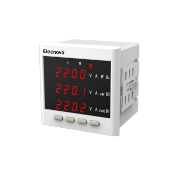LED multifunctional power meter RS485 basic power monitoring