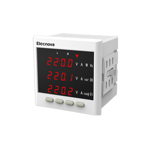 LED Multifunctal Meter RS485 ניטור חשמל בסיסי