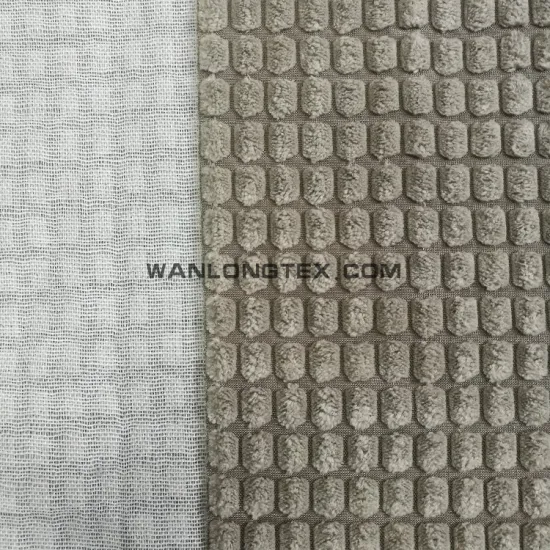 Cut Corduroy Fabric Bubbules For Canadian Furnitures