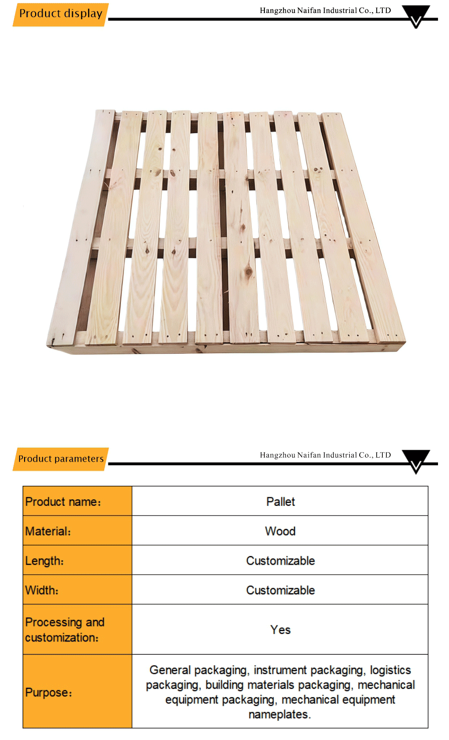 Wooden Pallet for Warehouse Use