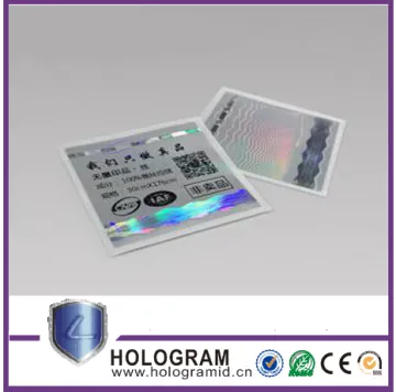 Custom size Hologram Labels,Waterproof Laser Stickers