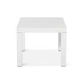 White accent table rent room table