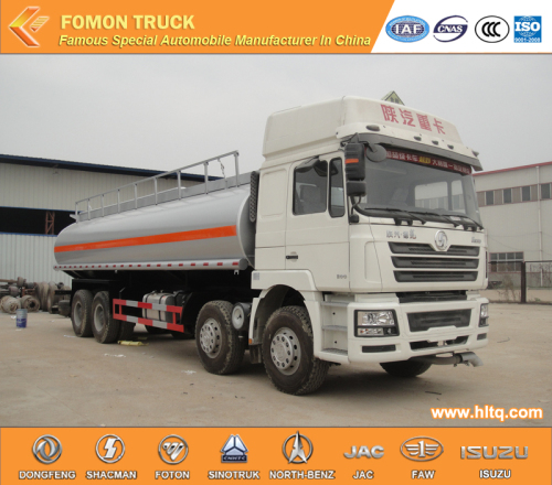 SHACMAN 8X4 30000L aluminium oliedraagwagen