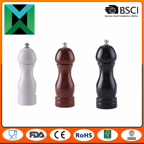 Colorful Manual Beach Wood Pepper Mill