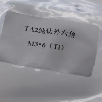 TA2 pure titanium hexagonal M3*6(Ti)