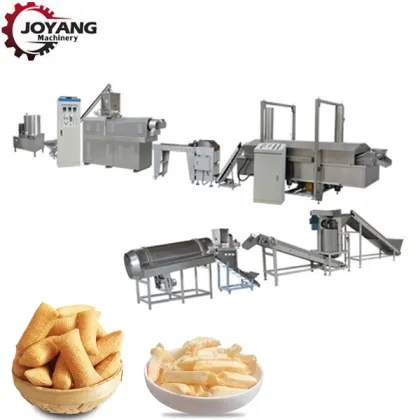 3D Bugles Pellet Snack Manufacturing Equipment Line