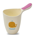 Taza de enjuague de cuchara de baño infantil linda segura