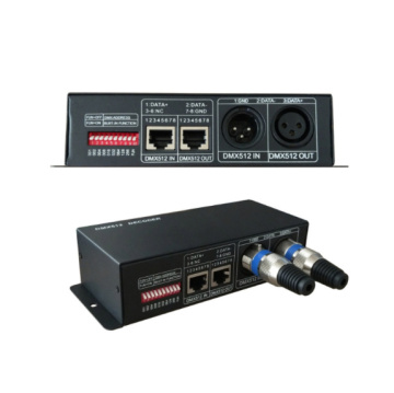 DMX512 RGB/RGBW Decoder with XLR In/Out Connector
