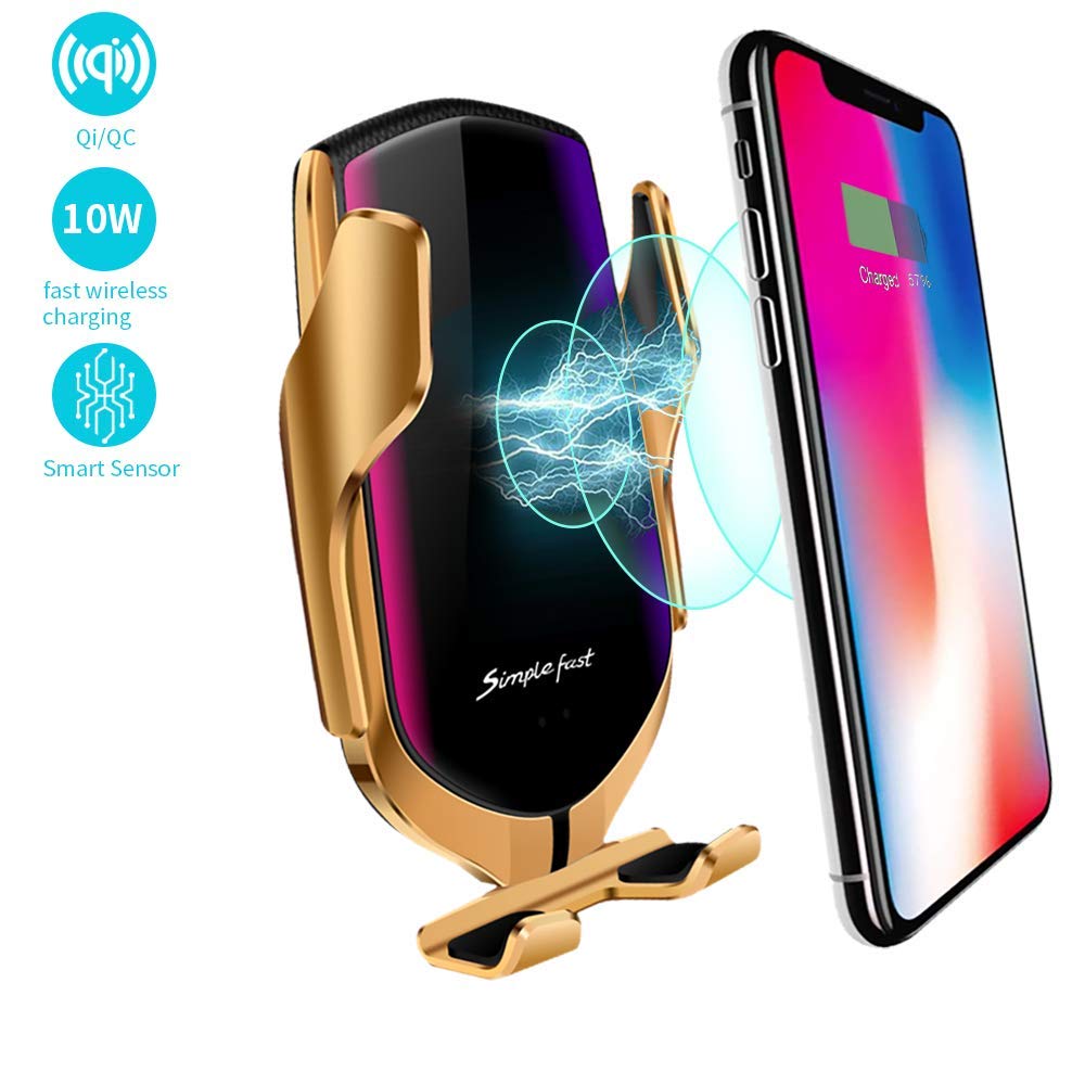 R1 R2 10W qi fast wireless car charger