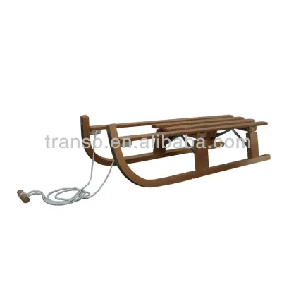 kids snow sled/snow sledge/wood sledge
