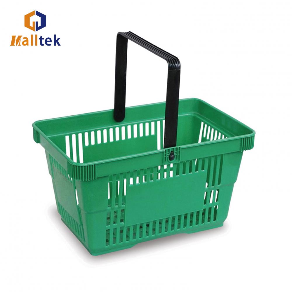 Customized color single handle portable shopping basket