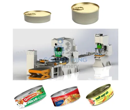 Metal Tin tuna fish Line Luncheon meat production line
