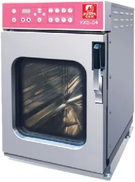 Electric compact steaming ovens, Spay-type, 4-tray