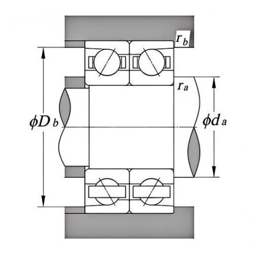 成对角接触球轴承