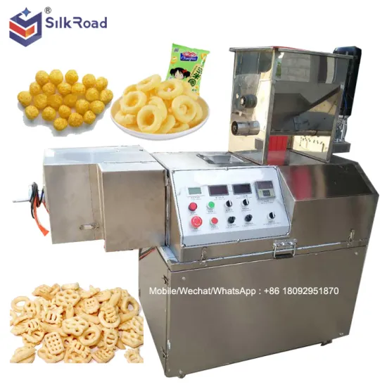 Corn Puff Cheese Ball Machinery - Extruder Machine for Snacks Production