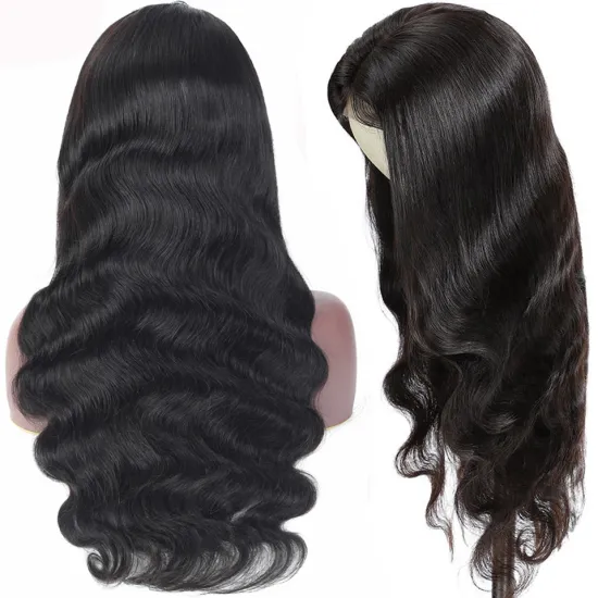 cheap Body wave full lace wig human hair,100% indian grey human hair half wig for black women,peruvian full lace human hair wig