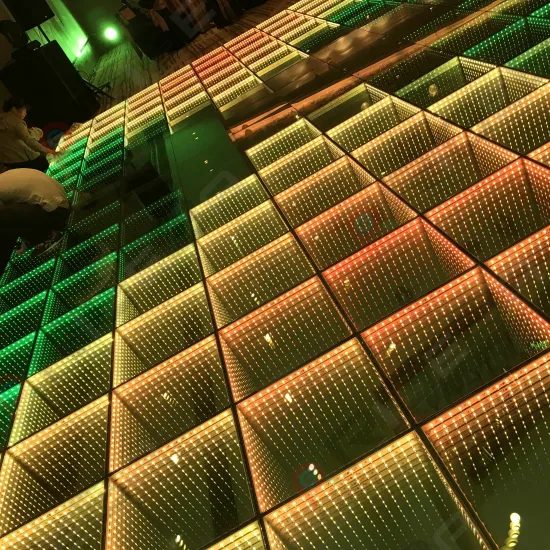 50x50cm 3D LED Floor Tiles for Wedding Dance Floors