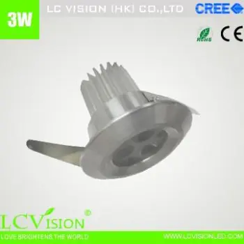 LED lighting  / 3W CREE LED Down light / Dimming / Fixed / 250 lm