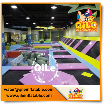 hot sale indoor square commercial trampoline for physical exercise amusement park Commercial Center
