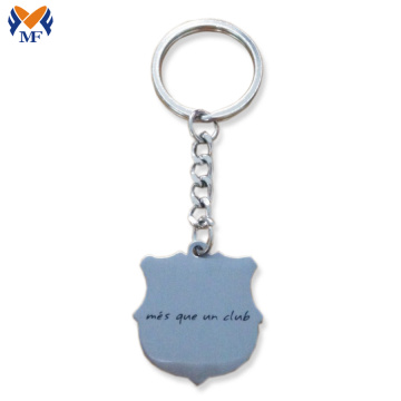 Metal custom design printing keychain with charms