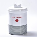 Custom design ceramic storage jar with lid