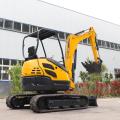 Free shipping 3.5 ton mini crawler excavator