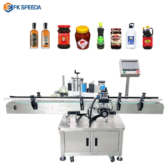 High-Quality Automatic Can and Pouch Bottle Labeling Machine: Sticker and Print Solutions for Large Volume Applications